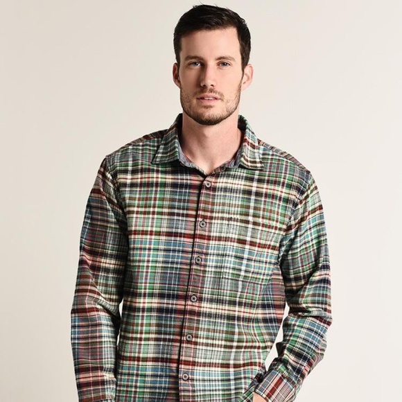 Tommy Bahama Other - Tommy Bahama Men's Fore-Shore Flannel Long-Sleeve Shirt EUC